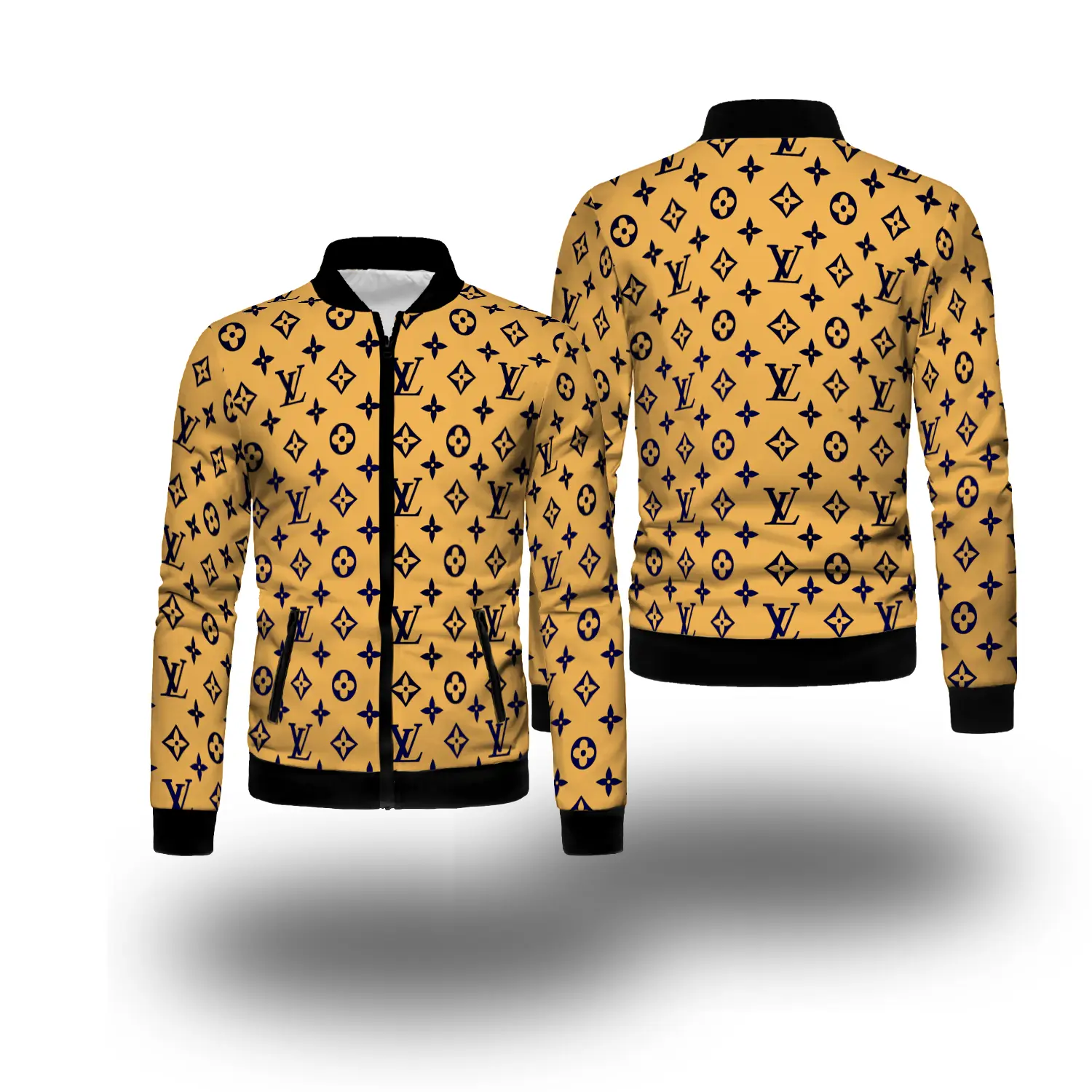 Louis vuitton varsity zipper tracksuit jacket hot trend 5353